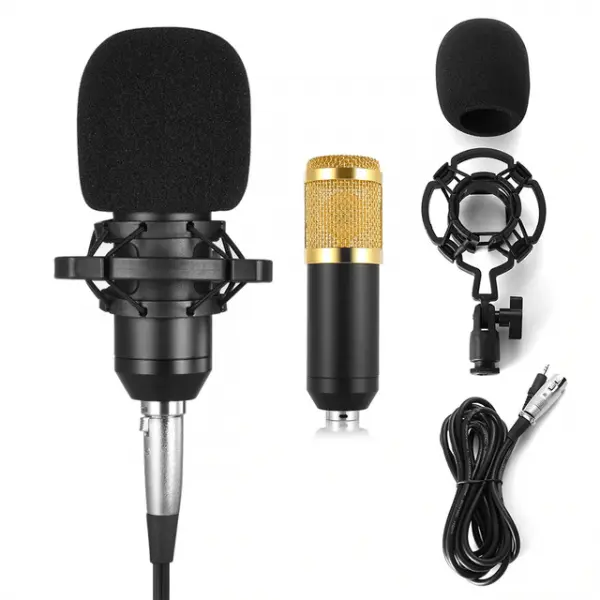 BM800 Microphone- High Performance Condenser Microphone for YouTube Studio