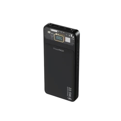 Fantech T1 10000mAh Mini 22.5W Fast Charging Transparent Display Power Bank