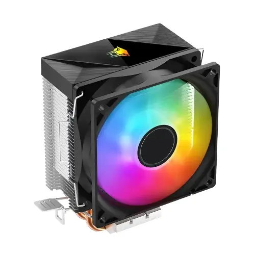 Jungle Leopard K200 LED RGB Air Cooler – Black / White
