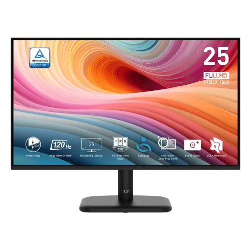 MSI PRO MP251L E2 24.5" 120Hz 1ms FHD IPS Business Monitor 