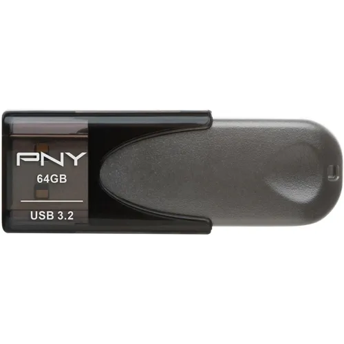 [0007863] PNY Elite Turbo Attache 4 64GB USB 3.2 Flash Drive