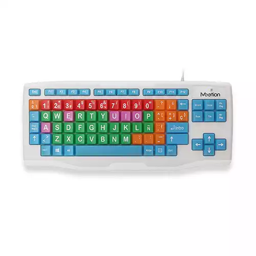 [0007867] MeeTion MT-K800 Colourful Kids Computer Keyboard