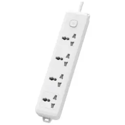 Deli CT703 2 Pin 4 Port 3 Meter Power Strip