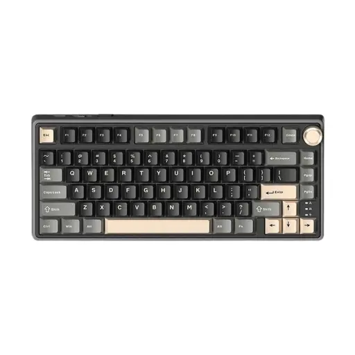 [0007896] Royal Kludge RK R75 Wired RGB Hot Swap (K Silver Switch) Phantom Mechanical Gaming Keyboard