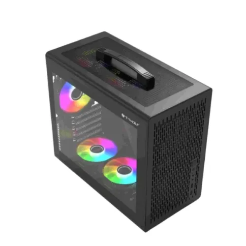 T-Wolf XPLENDER X5 BH ARGB M-ATX Portable Casing 