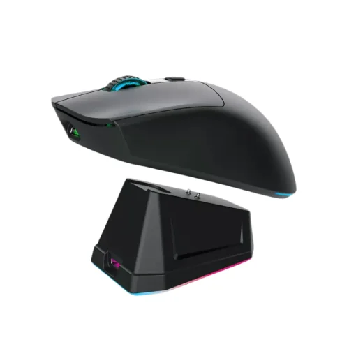 Jedel WD139 Lightweight Wireless Gaming Mouse With Rgb Charging Dock 