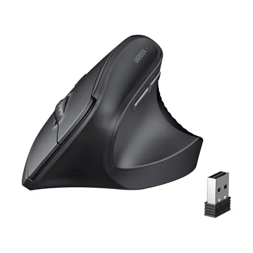 [0007974] Ugreen M571 Wireless Black Silent Vertical Mouse #55916 