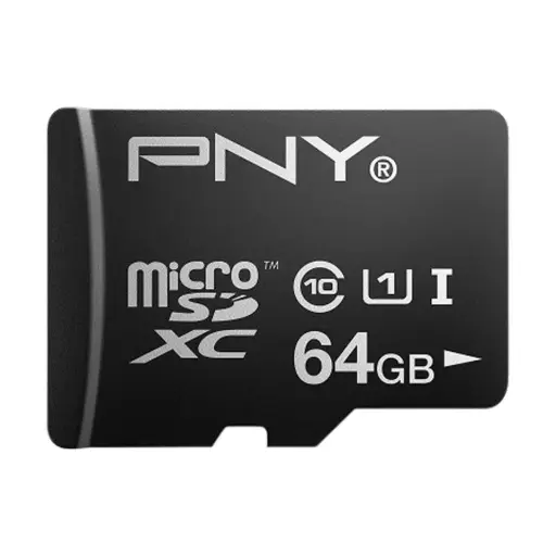 [0008052] PNY 64GB MicroSDXC class-10 UHS-I Memory card With Adapter