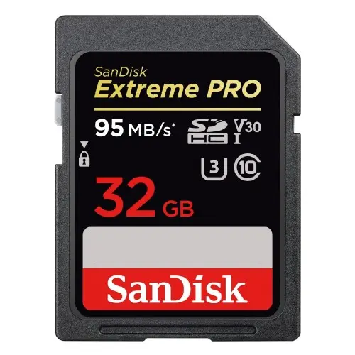 [0008053] SanDisk Extreme PRO 32GB SDHC UHS-I Memory Card (SDSDXXG-032G-GN4IN)
