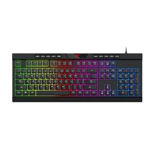 [02857] HAVIT GameNote KB500L Multi-Function LED Backlit USB Gaming Keyboard Black