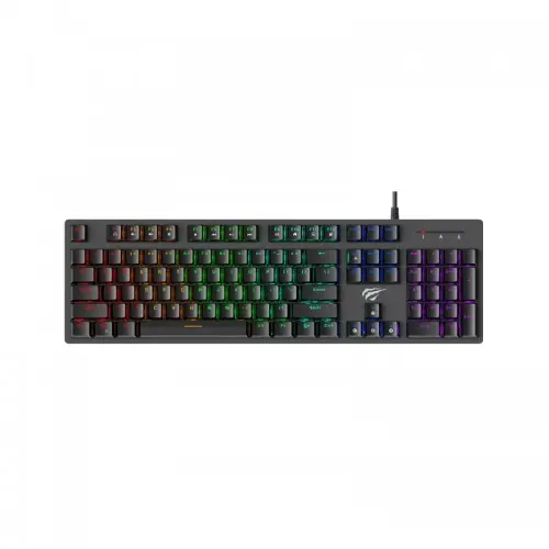 [02939] HAVIT HV-KB858L RGB Backlit Mechanical Gaming Keyboard with Bangla