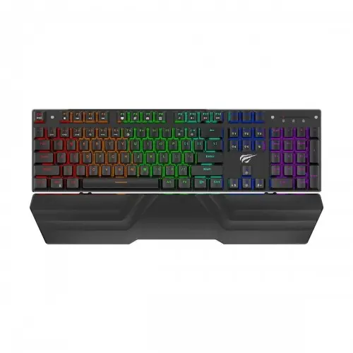 [02938] HAVIT HV-KB856L RGB Mechanical Gaming Keyboard With Bangla