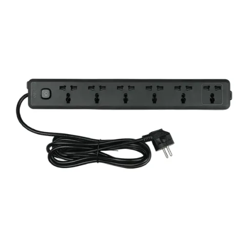 Deli CT705 2 Pin 6 Port 3 Meter Power Strip