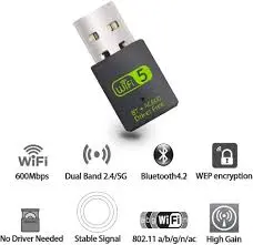 Wifi receiver bt 5.0 combo (bluetooth +wifi)