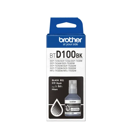 [0008112] Brother BTD100BK Black Ink Bottle