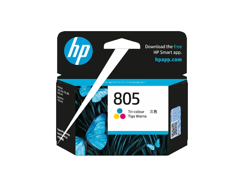 HP 805 Tri-color Original Ink Cartridge (3YM72AA)