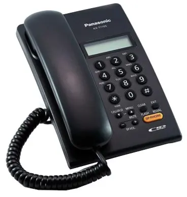 Panasonic KX-T7705MX Slim Design LCD Display Corded Telephone