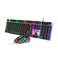 [0008178] Bajeal T350 LED Light 104 Keys USB Wired Mechanical Feel Gaming Keyboard Mouse C