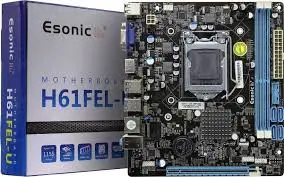 ESONIC H61FEL-U Intel 1155 Socket DDR3 Motherboard