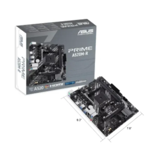 [0008263] ASUS PRIME A520M-R AM4 micro ATX Motherboard