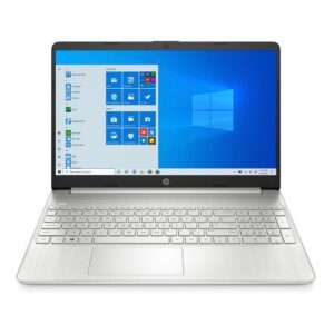 Description HP 15s-du3023TU Core i3 11th Gen 15.6" FHD Laptop HP 15s-du3023TU 15.6" FHD Laptop comes with Intel Core i3-1115G4 Processor (6M Cache, 3.00 GHz up to 4.10 GHz), 39.6 cm (15.6") diagonal, FHD (1920 x 1080), micro-edge, anti-glare, 250 nits, 45% NTSC, 4GB DDR4 SDRAM, 1 TB 5400 rpm SATA HDD,Intel UHD Graphics, Intel Integrated SoC and Windows 10 Home 64. This laptop featured with Battery type: 3-cell, 41 Wh Li-ion, Dual speakers, Full-size, natural silver keyboard with numeric Backlit keypad, HP True Vision 720p HD camera with integrated dual array digital microphones. Here, Realtek RTL8822CE 802.11a/b/g/n/ac (2x2) Wi-Fi-6, 1 x RJ-45 and Bluetooth 5 Network & Wireless Connectivity are also available. This laptop also has 1 x SuperSpeed USB Type-C 5Gbps signaling rate; 2 x SuperSpeed USB Type-A 5Gbps signaling rate; 1 x HDMI 1.4b, 1 x headphone/microphone combo and 1 x multi-format SD media card reader ports. This latest HP 15s-du3023TU Core i3 11th Gen 15.6" FHD Laptop has 02 years International Limited Warranty (Terms & conditions Apply As Per HP).